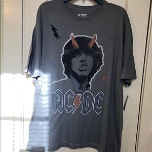 AC/DC Charcoal Graphic Tee